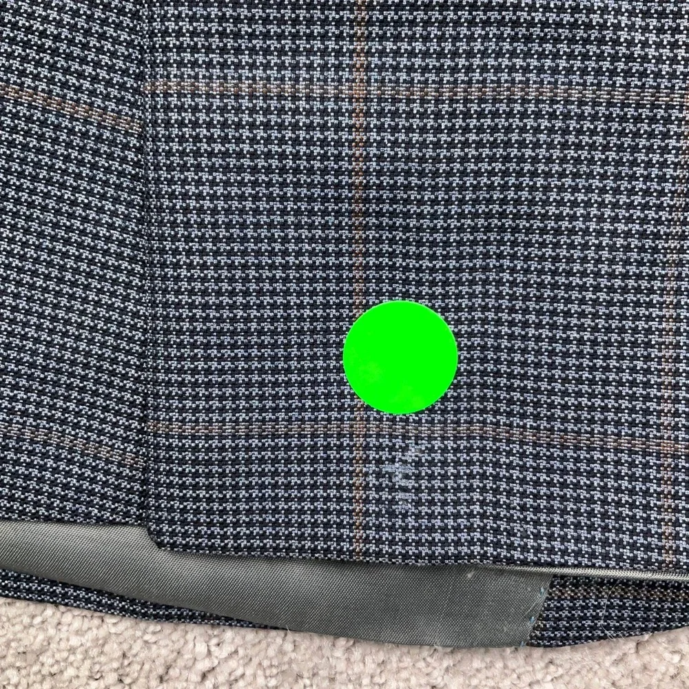 Peter Millar Blazer Mens 42T Gray Houndstooth Plaid Neutral Heritage Wool Silk‎